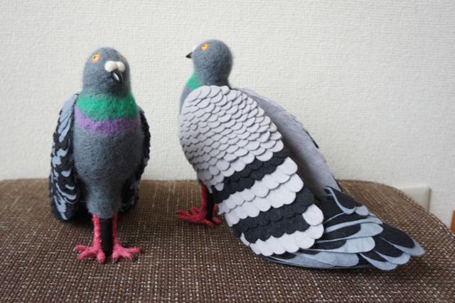 Sepatu burung Merpati yang sudah jadi (Boredpanda.com)
