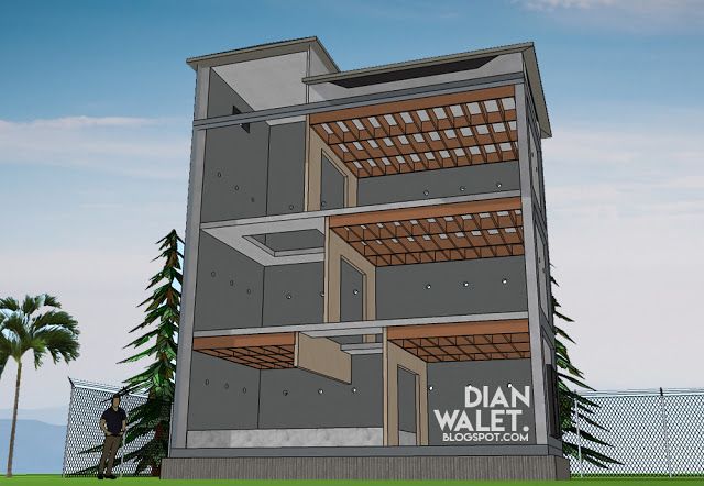 Desain interior rumah Walet sederhana (dianwalet.com)