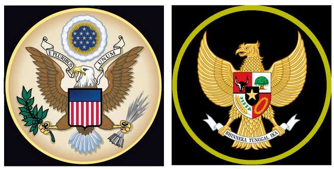 Lambang Negara Indonesia Mirip dengan Negara Amerika Serikat (yasirmaster.blogspot.com)