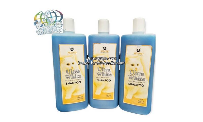 Nice Coat Cat Shampoo Ultra White Shampo Kucing Pemutih Bulu